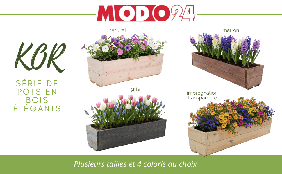 Jardinières en bois KOR